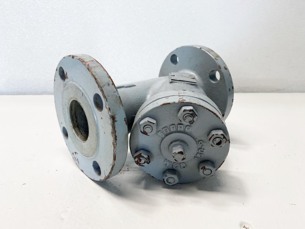 Sure Flow 2" 150# WCB Flanged Wye Y-Strainer YF150J